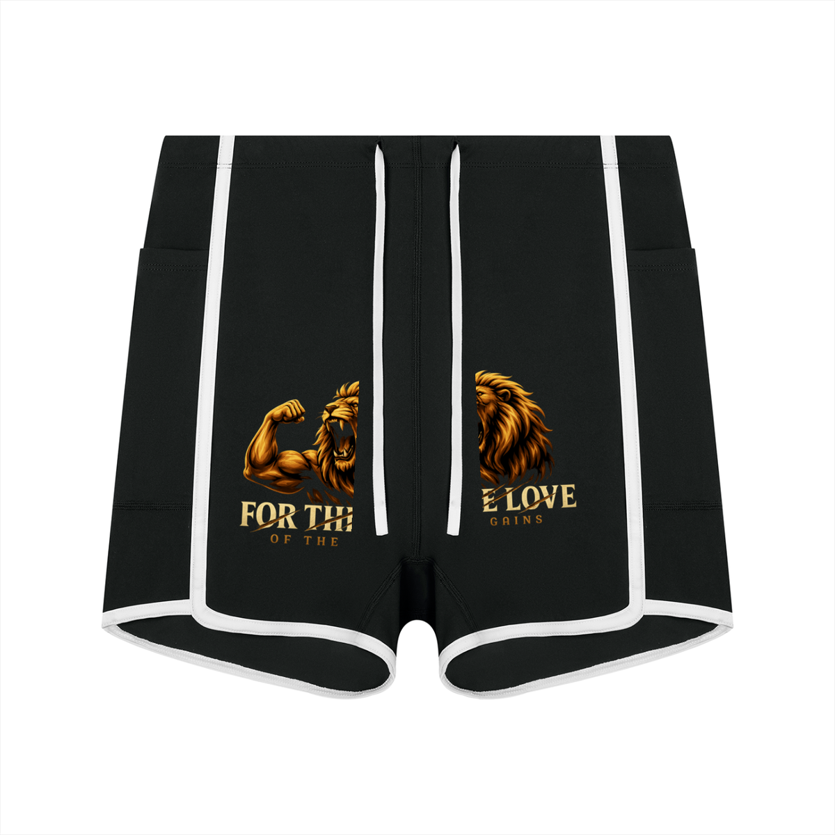 Women's High Rise Color Block Yoga Shorts
