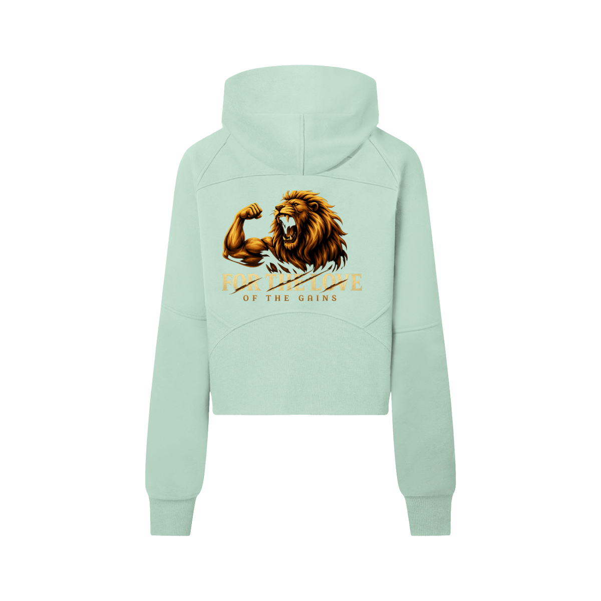 Cropped Half-Zip Hoodie