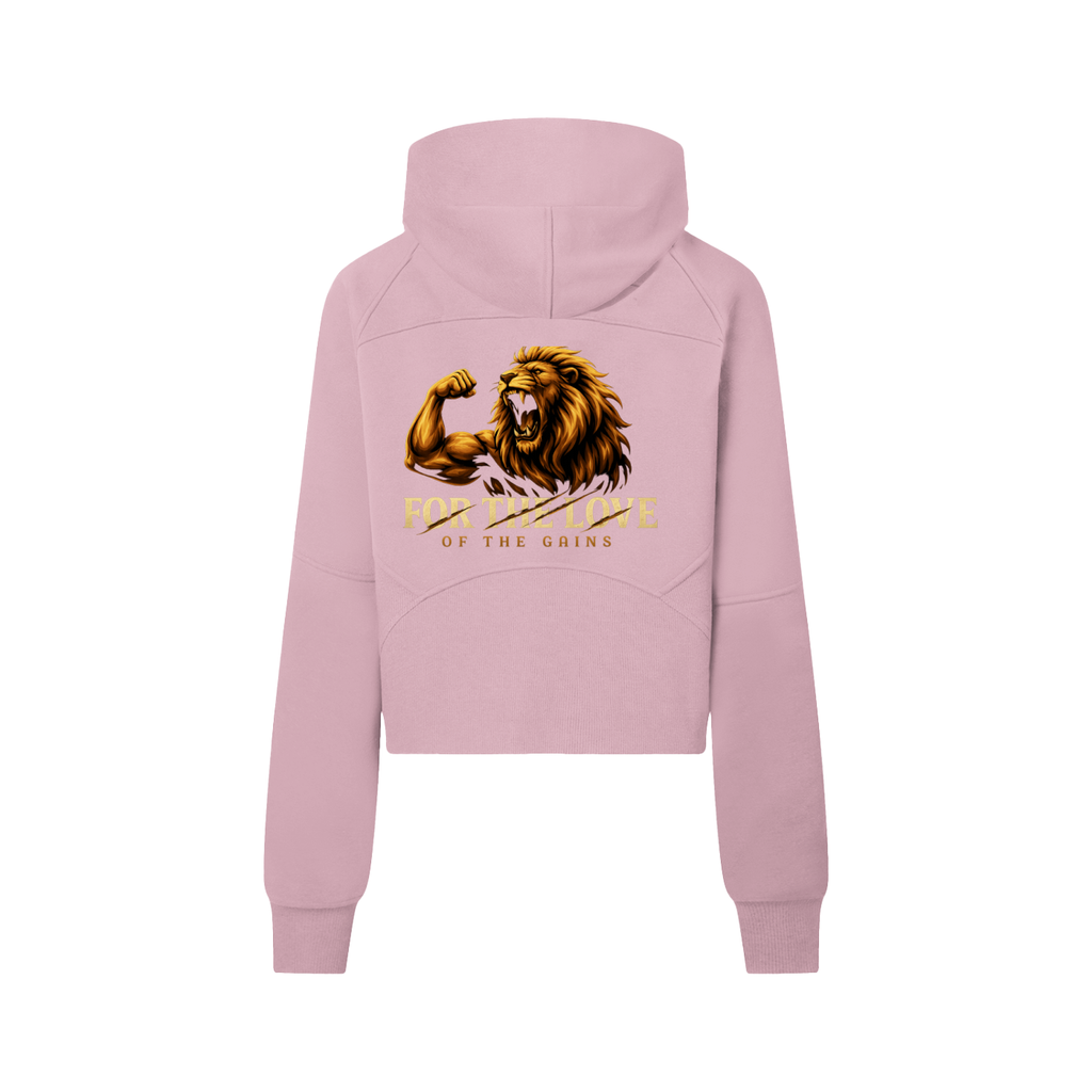Cropped Half-Zip Hoodie