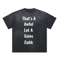 Hand-Frayed Sunfade Paint Splatter T-Shirt