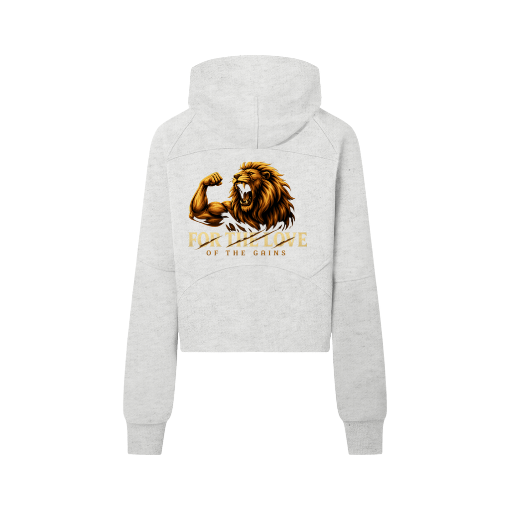 Cropped Half-Zip Hoodie