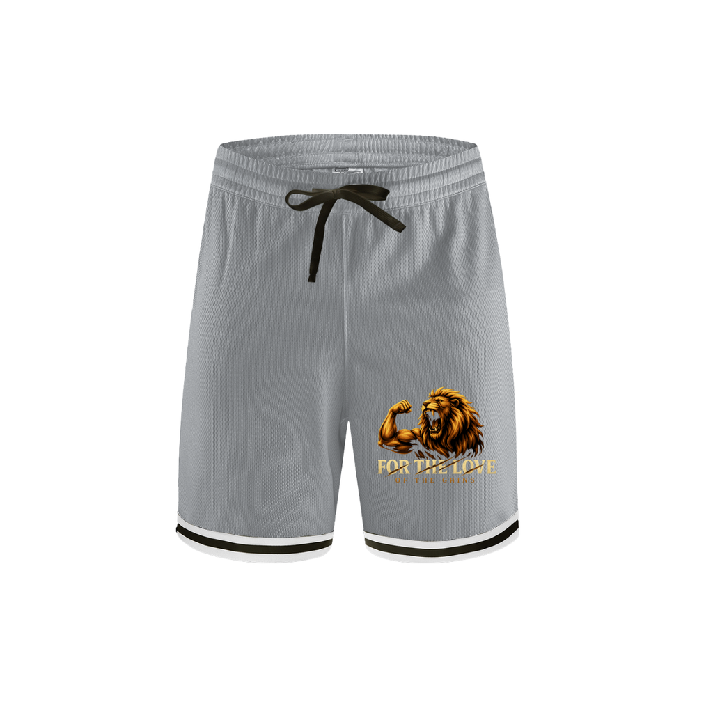 Classic Stripe Trim Basketball Shorts