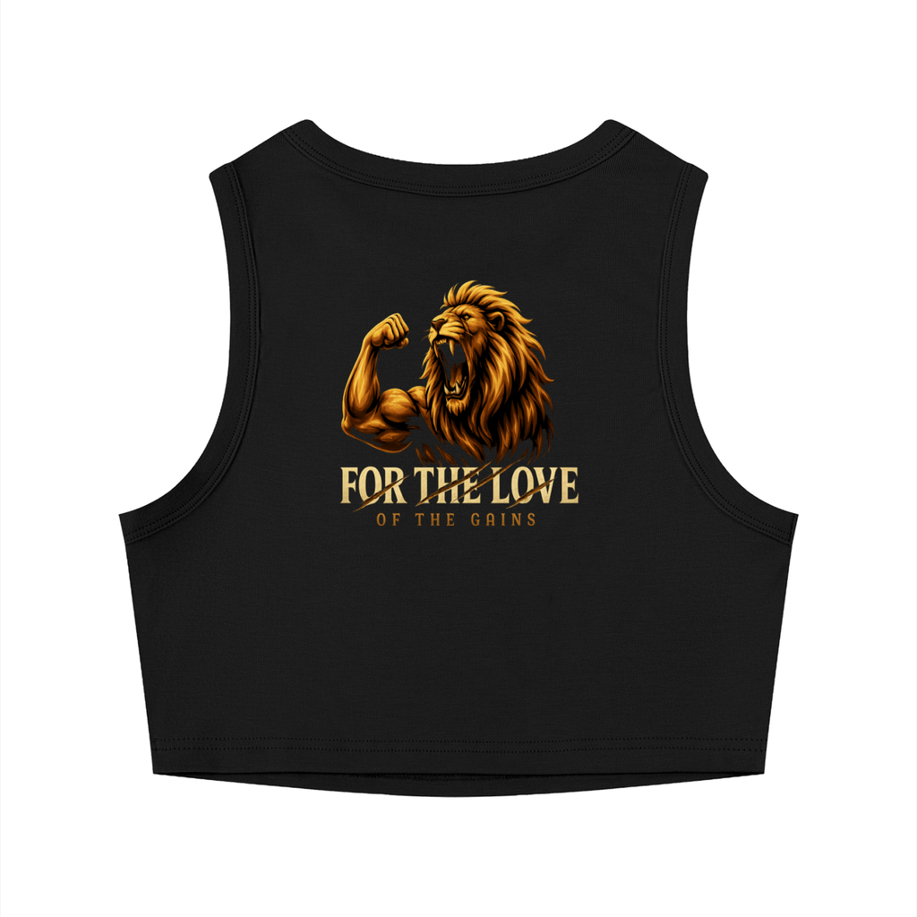 Women's Tight Crewneck Crop Tank Top