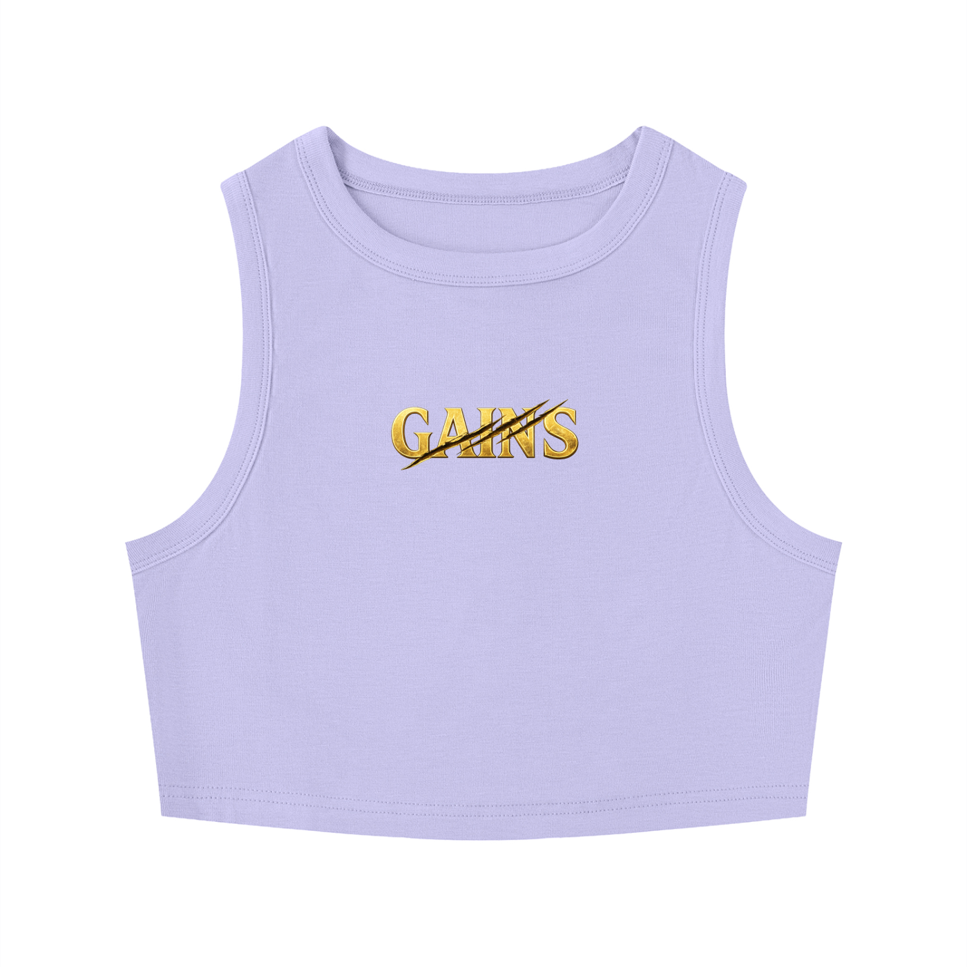Women's Tight Crewneck Crop Tank Top