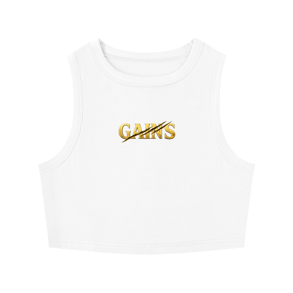 Women's Tight Crewneck Crop Tank Top